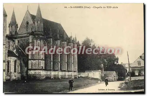 Cartes postales St Germer Oise Chapelle