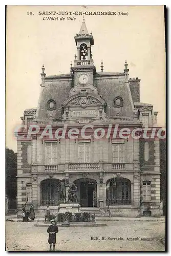 Cartes postales St Just en Chaussee Oise L'Hotel de Ville