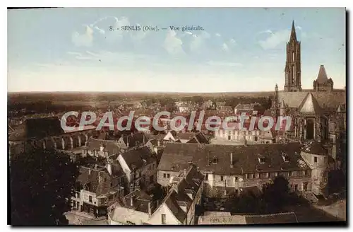 Ansichtskarte AK Senlis Oise Vue generale