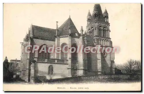 Cartes postales Bresles Eglise Cote Est