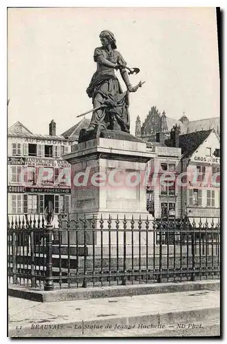 Cartes postales Beauvais La Statue de Jeanne Hachette