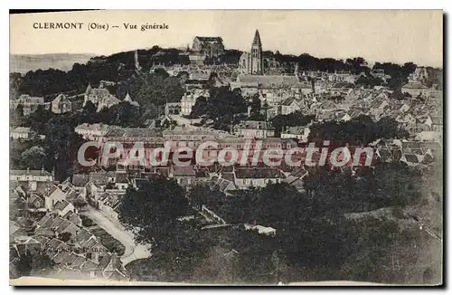 Cartes postales Clermont Oise Vue generale