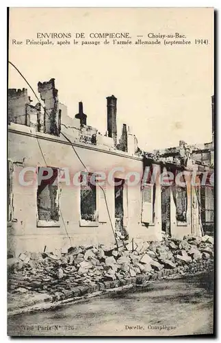 Ansichtskarte AK Environs de Compiegne Choisy au Bac