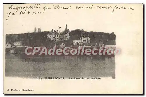 Cartes postales Pierrefonds Les Bords du Lac