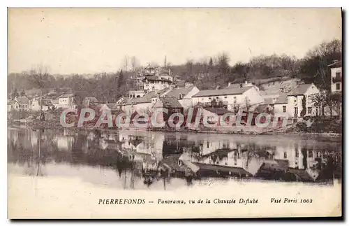 Ansichtskarte AK Pierrefonds Panorama vu de la Chaussee Deflube