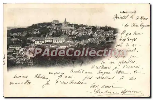 Cartes postales Clermont Vue generale