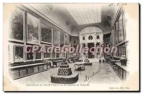 Ansichtskarte AK Chateau de Chantilly La Galerie des Peintures