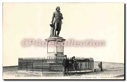 Cartes postales Liancourt Statue