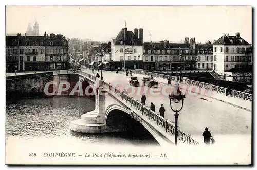 Cartes postales Compiegne Le Pont Sejourne interieur
