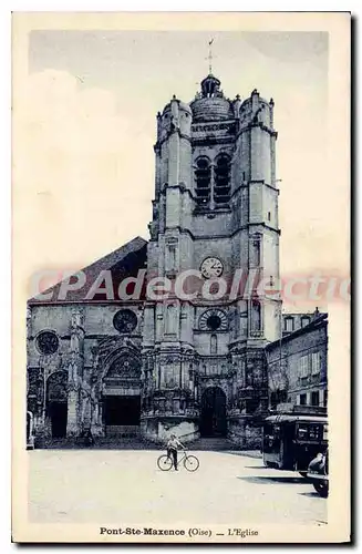 Ansichtskarte AK Pont Ste Maxence Oise L'Eglise