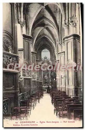 Cartes postales Compiegne Eglise St Jacques