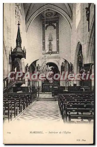 Ansichtskarte AK Marissel Interieur de l'Eglise