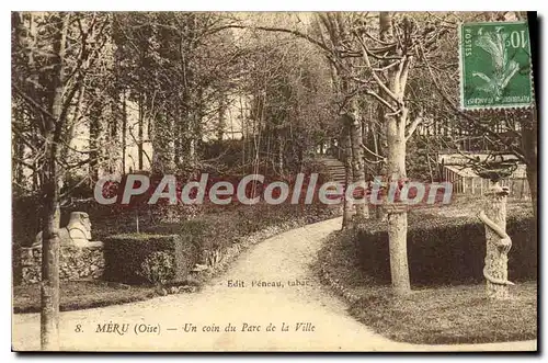 Cartes postales Meru Oise Un coin du Parc de la Ville