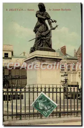 Cartes postales Beauvais Statue de Jeanne Hachette