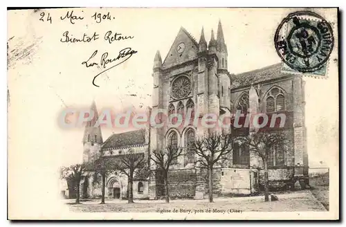 Ansichtskarte AK Eglise de Bury pres de Mouy Oise