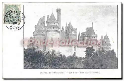 Ansichtskarte AK Chateau de pierrefonds vue d'ensemble Cote sud est