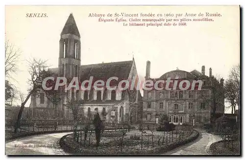 Cartes postales Abbaye de st Vincent fondee en 1060 par Anne de Russie Elegante Eglise cloitre remarquable par s