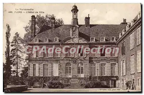 Cartes postales La Normandie Flers l'hotel de Ville