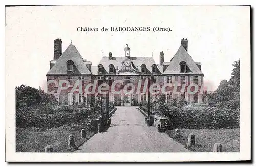 Cartes postales Chateau de Rabodanges Orne