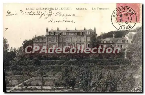 Cartes postales Saint Christophie le Jajolet chateau les Terrasses