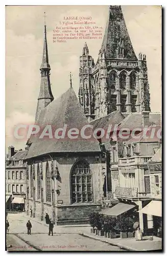 Ansichtskarte AK L'Aigle Orne l'Eglise Saint Martin