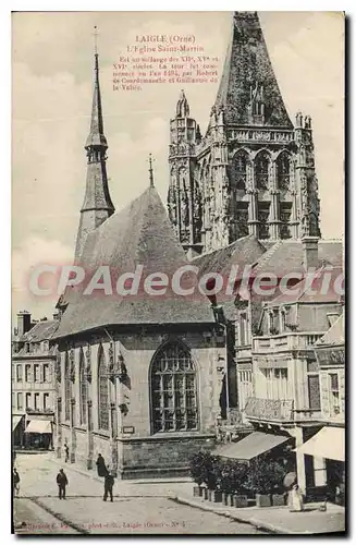 Cartes postales L'Aigle Orne l'Eglise Saint Martin