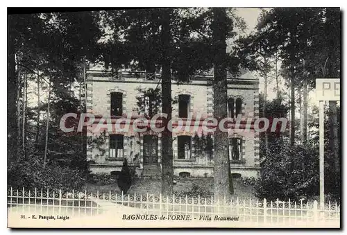 Cartes postales Bagnoles de l'Orne Villa Beaumont