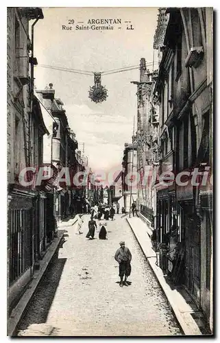 Cartes postales Argentan rue Saint Germain