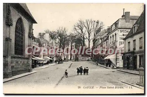 Cartes postales Laigle Place Saint Martin