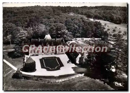 Moderne Karte L'Hermitiere Orne vue aerienne le chateau