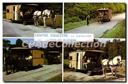 Cartes postales moderne Station station Thermale de Bagnoles de l'Orne Orne Tesse la Madeleine centre �questre roulotte