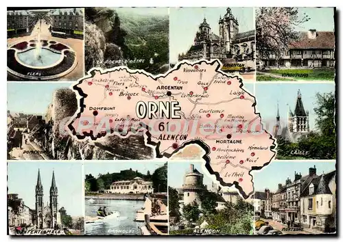 Cartes postales moderne Orne Flers Argentan Vimoutiers Laigle Mortagne