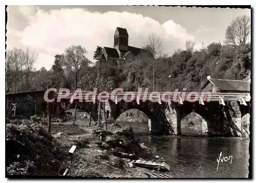 Moderne Karte En Normandie Saint Cenerie le Gerei Orne Pittoresque village sur la Sarthe