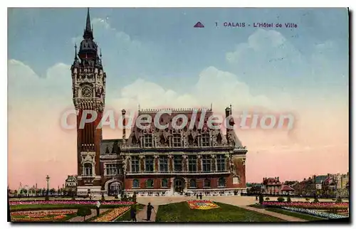 Cartes postales Calais l'Hotel de Ville