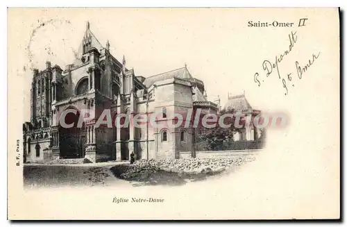 Cartes postales Saint Omer Eglise Notre Dame