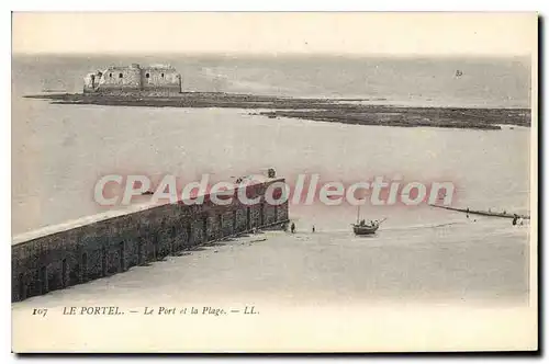 Cartes postales Le Portel Le Port et la Plage