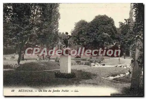 Ansichtskarte AK Bethune Un Site du Jardin Public