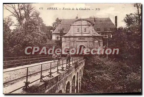 Cartes postales Arras Entree de la Citadelle