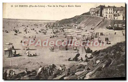 Ansichtskarte AK Le Portel Vue de la Plage � Maree Basse