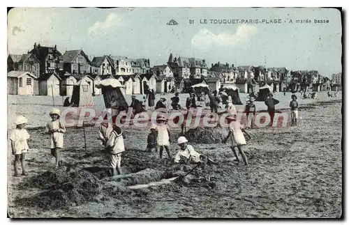 Cartes postales Le Touquet Paris Plage � mar�e basse