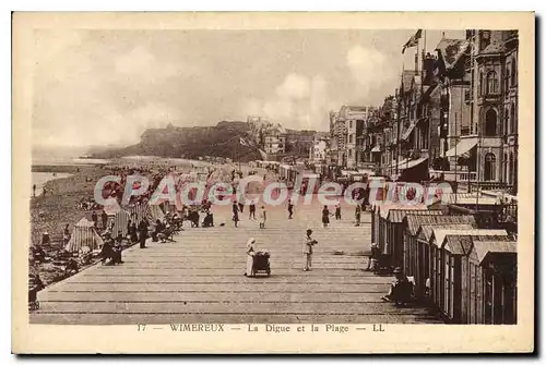 Cartes postales Wimereux La Digue et la Plage