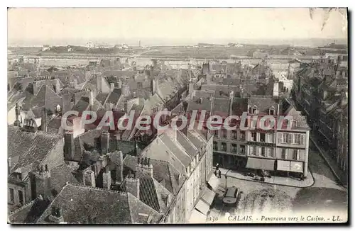 Cartes postales Calais Panorama vers le Casino