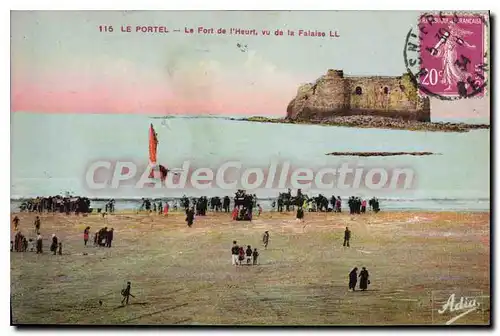 Ansichtskarte AK Le portel Le Fort de l'Heurt vu de la Falaise