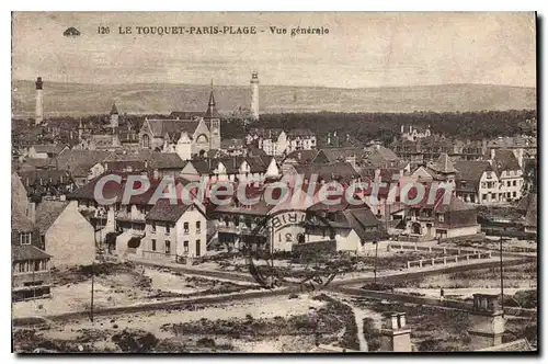 Cartes postales Le Touquet Paris Plage Vue generale