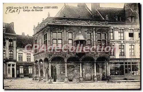 Cartes postales Aire sur la Lys Baillage Corps de Garde comptoirs �conomiques