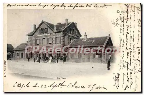 Cartes postales Etaples La Gare