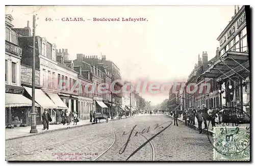 Cartes postales Calais Boulevard Lafayette