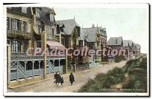 Cartes postales Paris Plage Boulevard de la mer