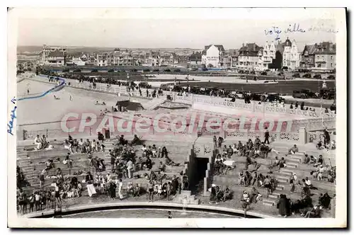 Ansichtskarte AK Le Touquet Paris Plage Vue generale de l'Esplanade prise du haut du Plongeoir