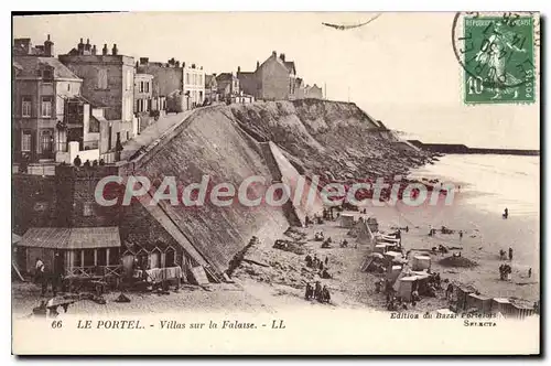 Cartes postales Le Portel Villas sur la Falaise